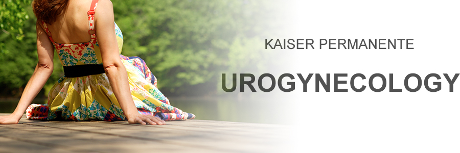 Urogynecology banner image