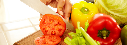 tomatoes, peppers, celery